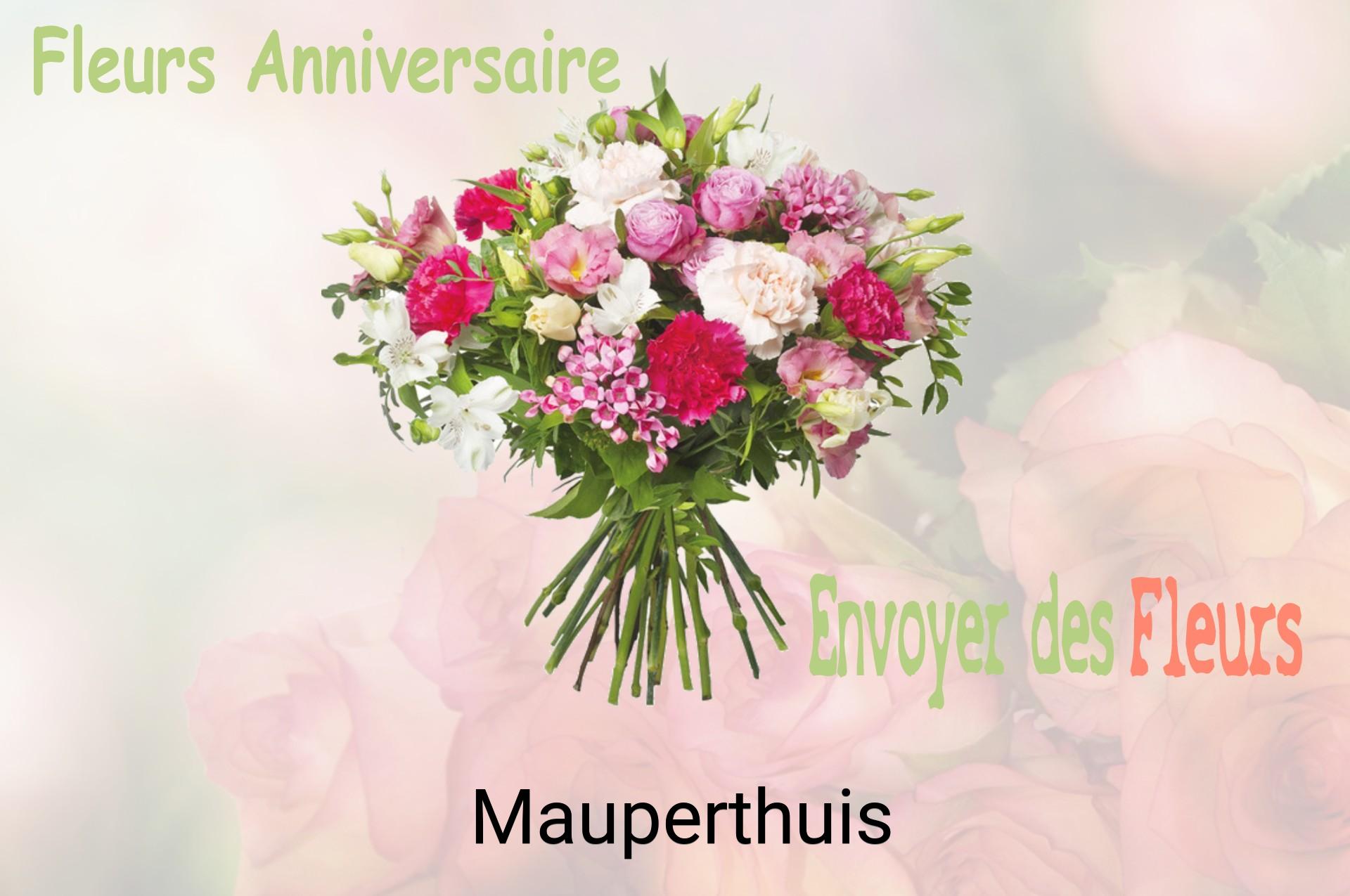 Bouquet de fleurs d’anniversaire livré à Mauperthuis